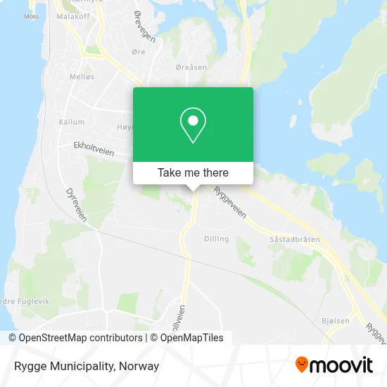 Rygge Municipality map