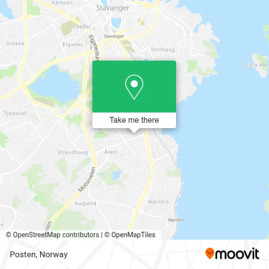 Posten map