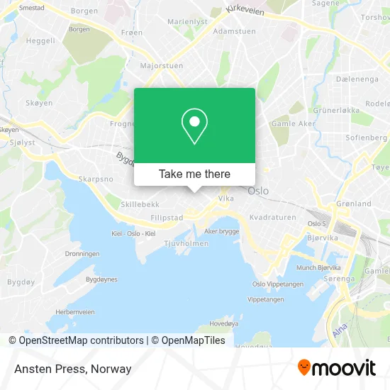 Ansten Press map