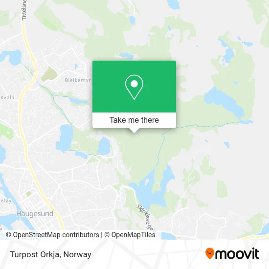 Turpost Orkja map