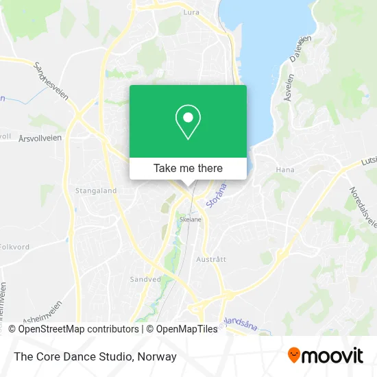 The Core Dance Studio map