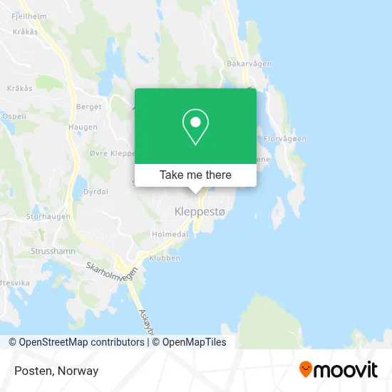 Posten map