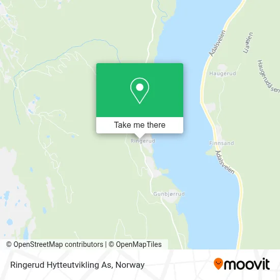 Ringerud Hytteutvikling As map