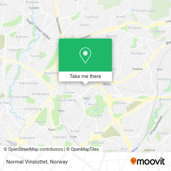 Normal Vinslottet map