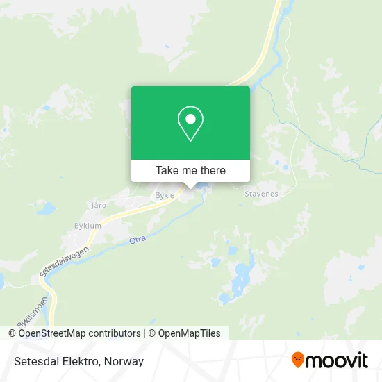 Setesdal Elektro map