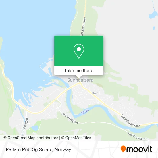 Rallarn Pub Og Scene map