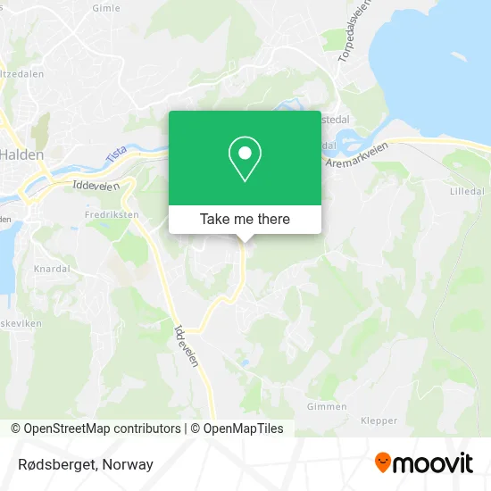 Rødsberget map
