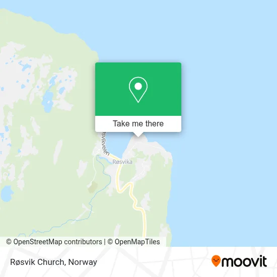 Røsvik Church map
