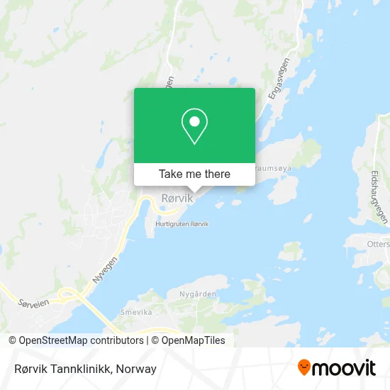 Rørvik Tannklinikk map