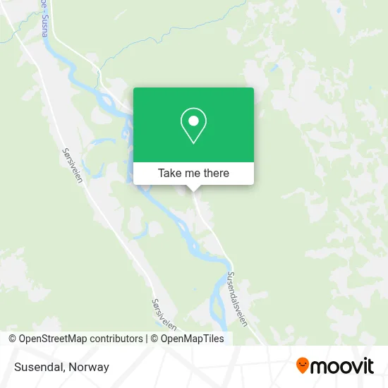 Susendal map