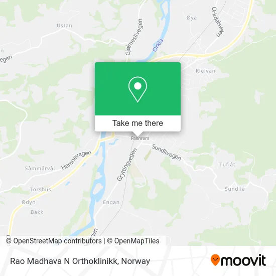 Rao Madhava N Orthoklinikk map