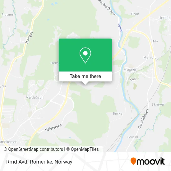 Rmd Avd. Romerike map