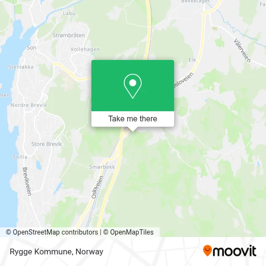 Rygge Kommune map