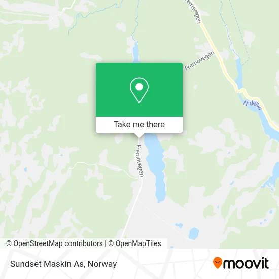 Sundset Maskin As map