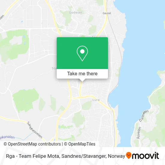 Rga - Team Felipe Mota, Sandnes / Stavanger map