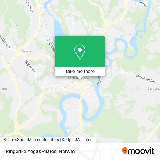 Ringerike Yoga&Pilates map