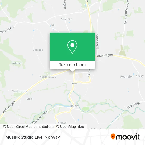Musikk Studio Live map
