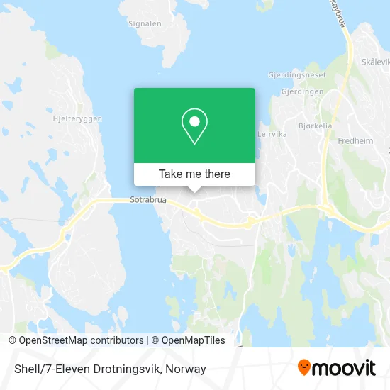 Shell/7-Eleven Drotningsvik map