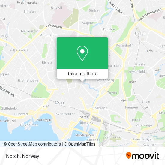 Notch map