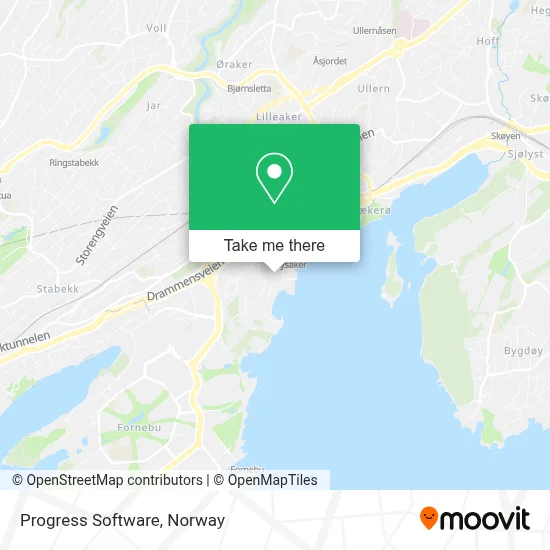 Progress Software map
