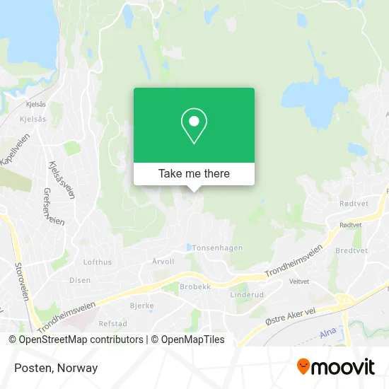Posten map