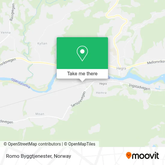 Romo Byggtjenester map