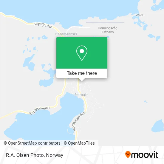 R.A. Olsen Photo map