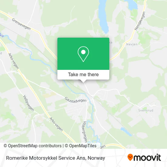Romerike Motorsykkel Service Ans map