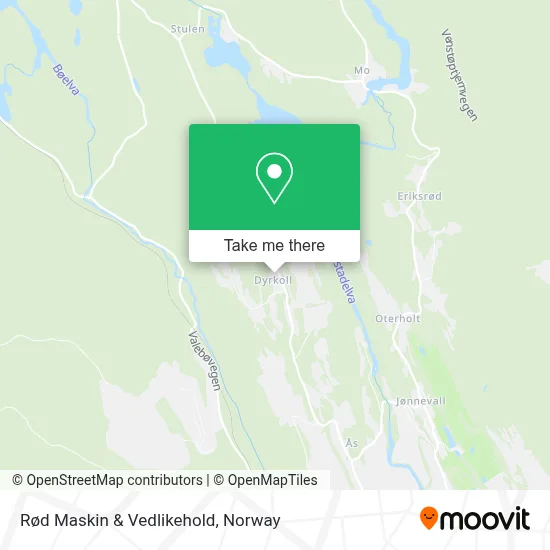 Rød Maskin & Vedlikehold map