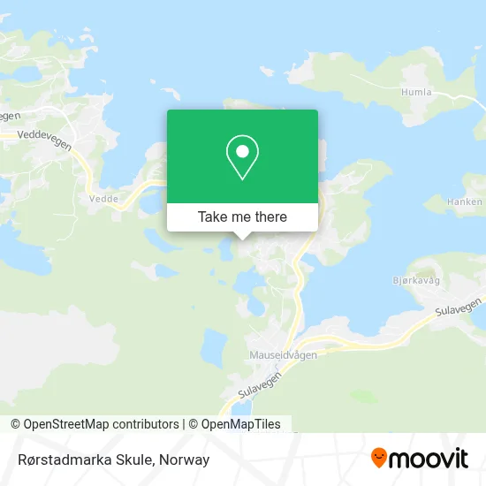 Rørstadmarka Skule map