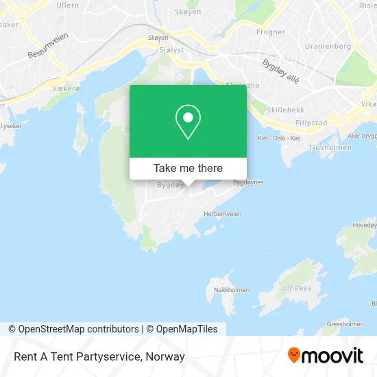 Rent A Tent Partyservice map