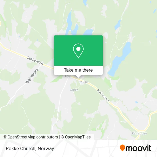 Rokke Church map