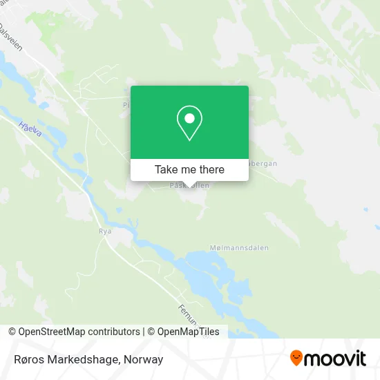 Røros Markedshage map