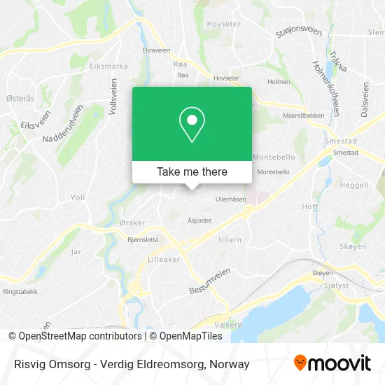 Risvig Omsorg - Verdig Eldreomsorg map