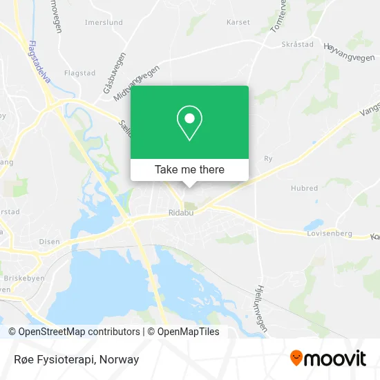 Røe Fysioterapi map