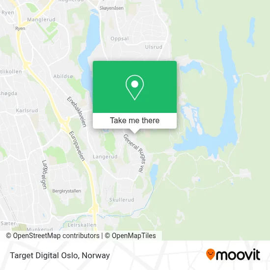 Target Digital Oslo map