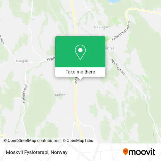 Moskvil Fysioterapi map