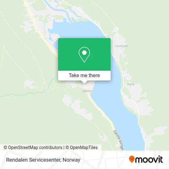 Rendalen Servicesenter map