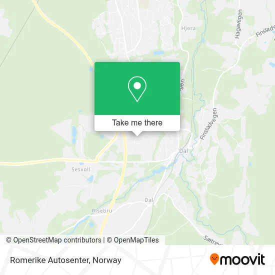 Romerike Autosenter map