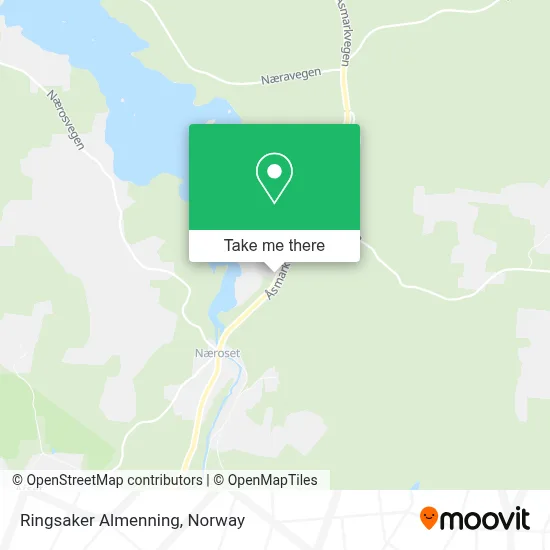 Ringsaker Almenning map