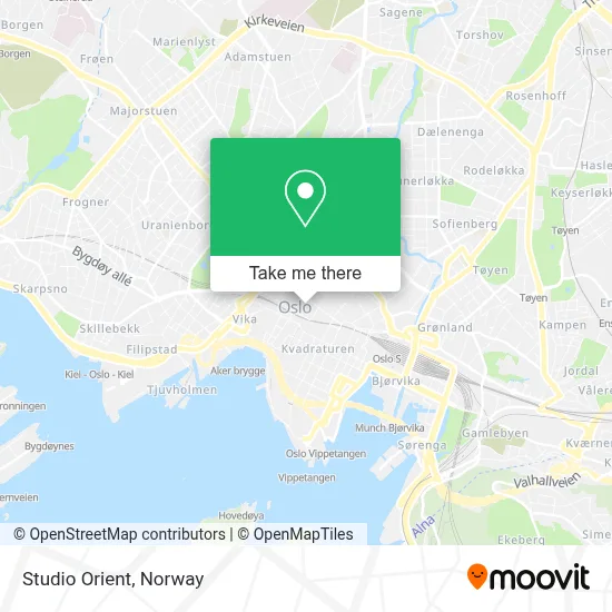 Studio Orient map
