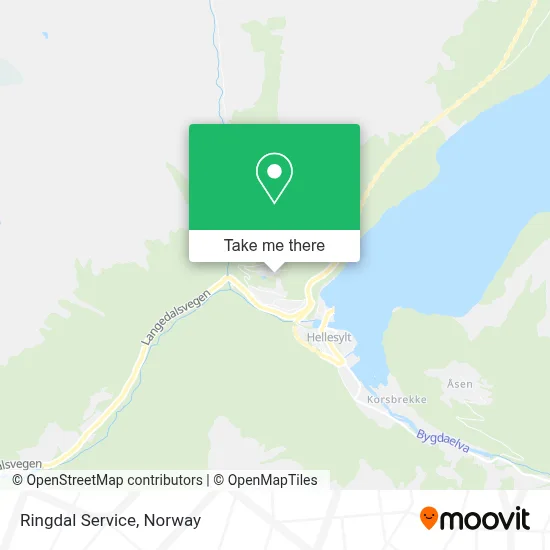 Ringdal Service map
