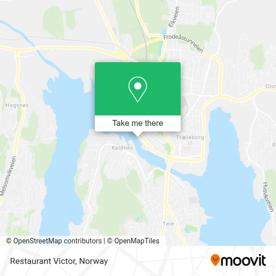 Restaurant Victor map