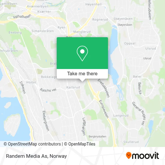 Randem Media As map