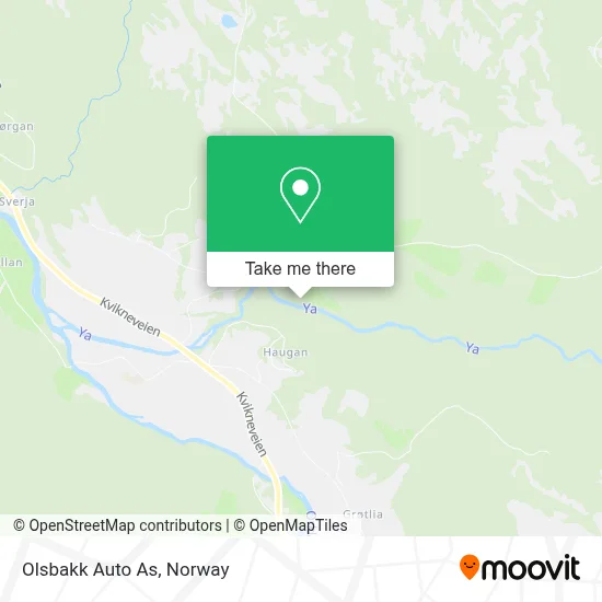 Olsbakk Auto As map