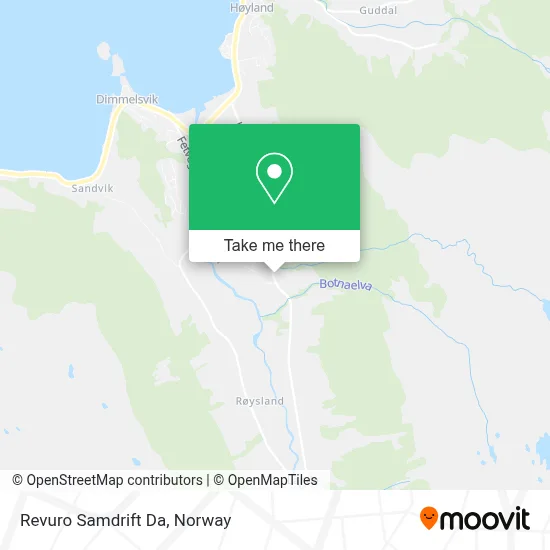 Revuro Samdrift Da map