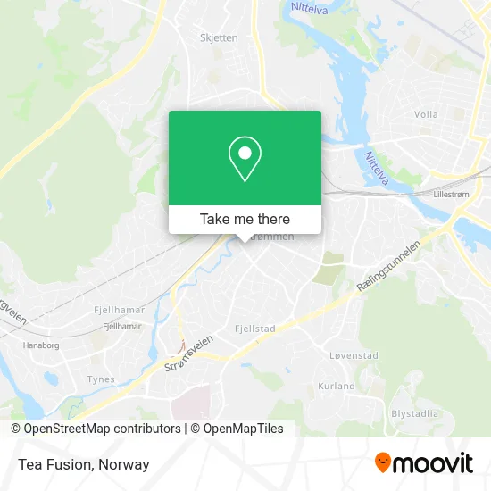 Tea Fusion map