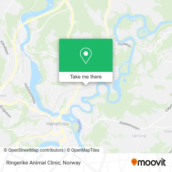 Ringerike Animal Clinic map