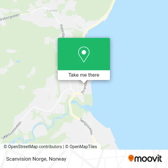Scanvision Norge map
