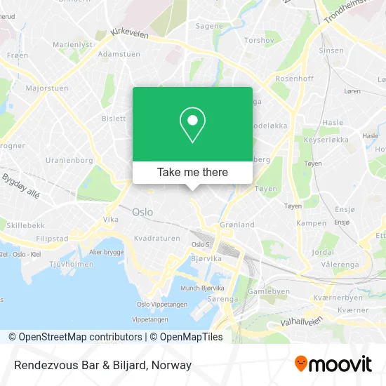 Rendezvous Bar & Biljard map